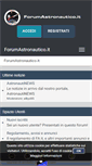 Mobile Screenshot of forumastronautico.it
